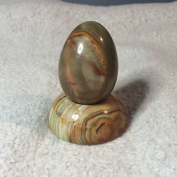 Other - Decorative Onyx Egg With Stand